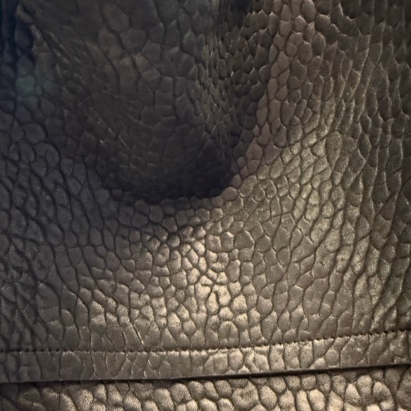 Christopher Kon Black printed Leather Hobo Shoulder Bag Braided Handle - Picture 2 of 15